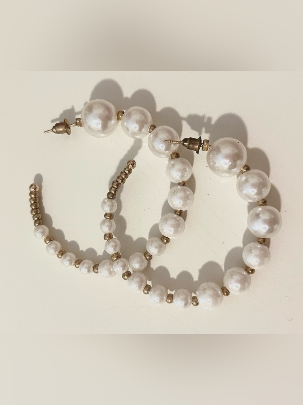 6-Pair Assorted Earring Bundle – Hoops, Pearls & Dangles